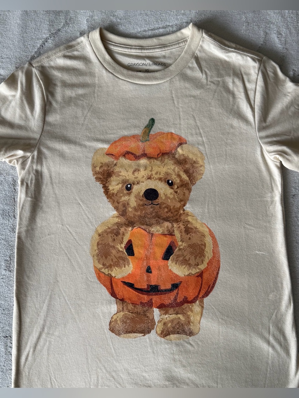 Grayson Threads Teddy Bear Pumpkin Shirt